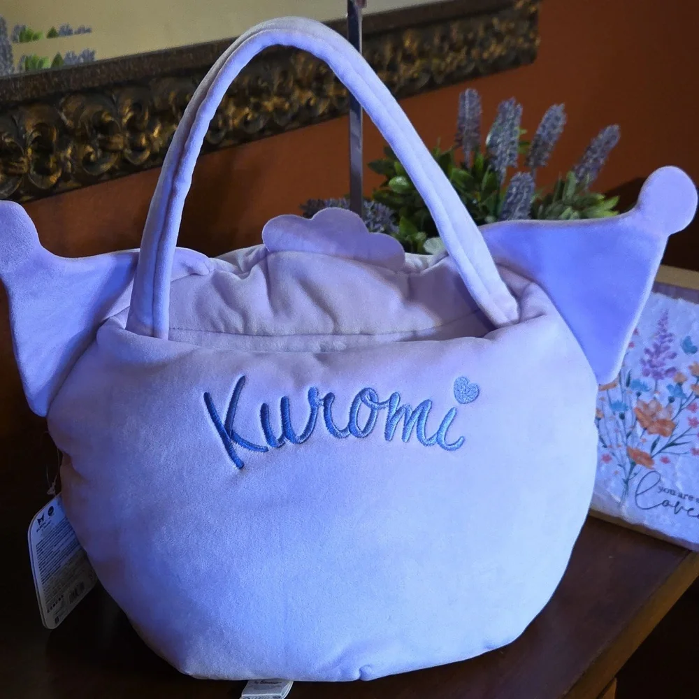 Sanrio Kuromi Plush Basket NWT - Picture 3 of 12